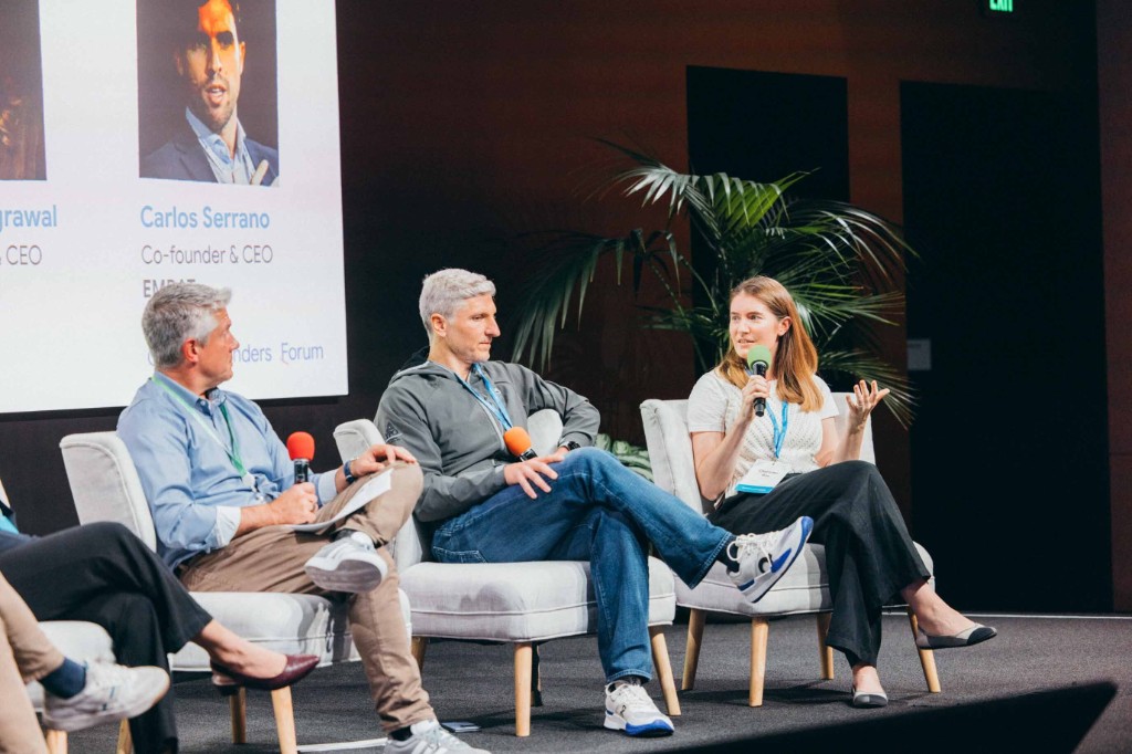 Panel discussion at Founders Forum